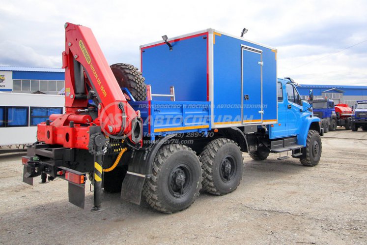 Агрегат для ремонта и обслуживания качалок АРОК УРАЛ NEXT 4320-6988-72(Е5) с КМУ ИМ-150N 1