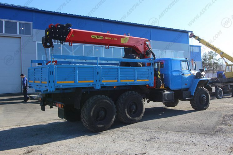 Бортовой Урал 4320-1912-60Е5 с КМУ ИТ-150 4