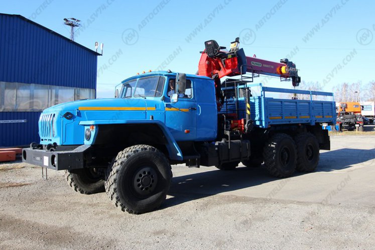 Бортовой Урал 4320-1912-60Е5 с КМУ ИТ-150 1