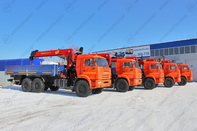 Бортовой КАМАЗ 43118-3027-50 с КМУ ИТ-150 (тросовый) 6