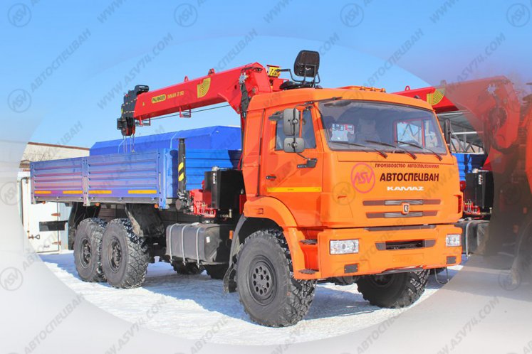 Бортовой КАМАЗ 43118-3027-50 с КМУ ИТ-150 (тросовый) 0