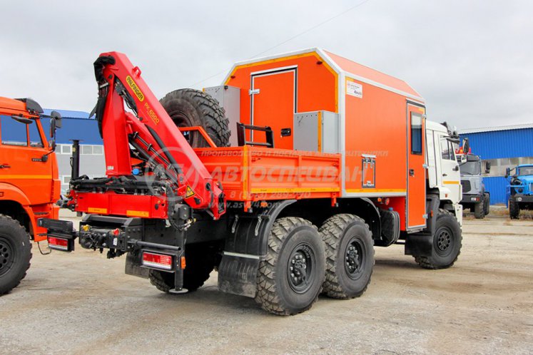 Агрегат наземного ремонта водоводов АНРВ КАМАЗ 43118-3027-50 с КМУ Palfinger 6500 5