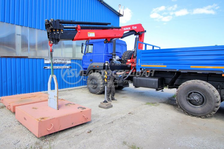 Бортовой Урал 4320-4972-80 с КМУ Sunhunk K168 3
