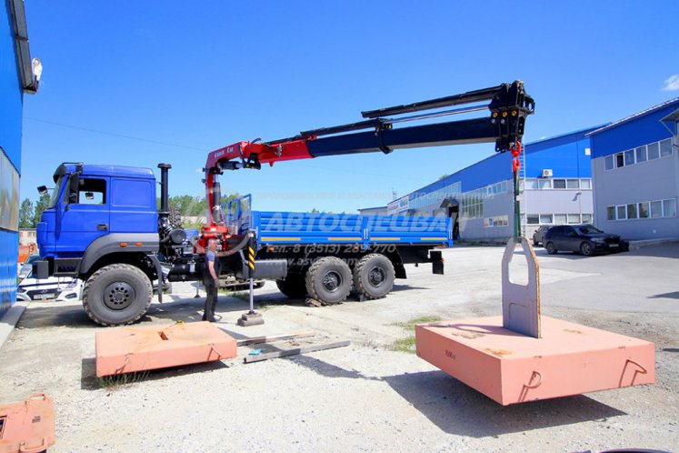 Бортовой Урал 4320-4972-80 с КМУ Sunhunk K168 5