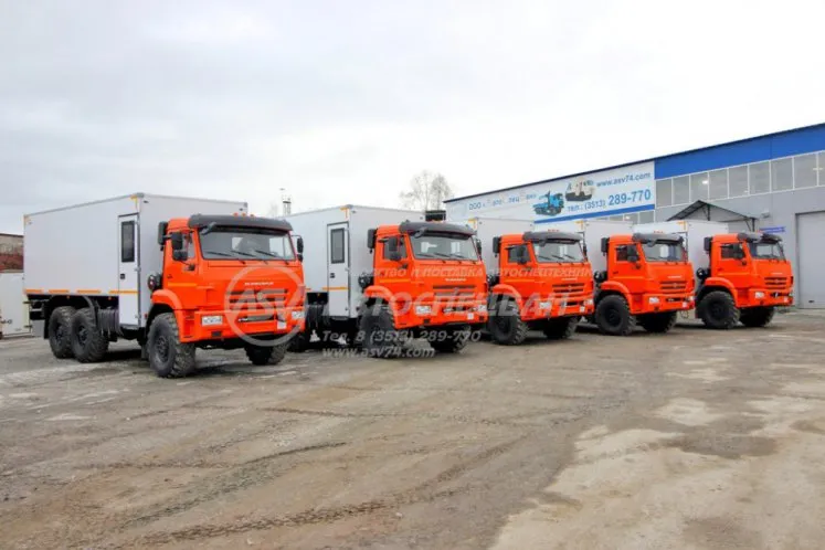 ГПА КамАЗ 43118-3027-50 с крытым грузовым отсеком 1