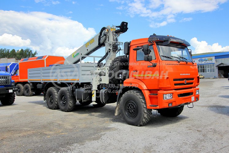 Бортовой КАМАЗ 43118-3027-50 с КМУ ИФ-300 (комплектация 3) 0