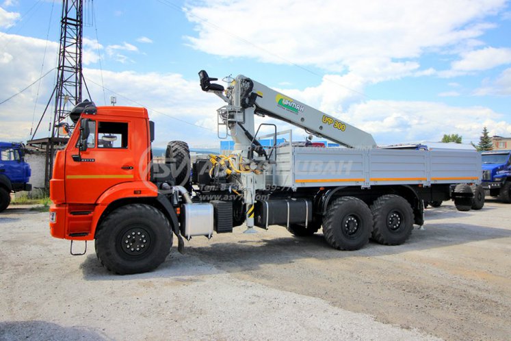 Бортовой КАМАЗ 43118-3027-50 с КМУ ИФ-300 (комплектация 3) 1