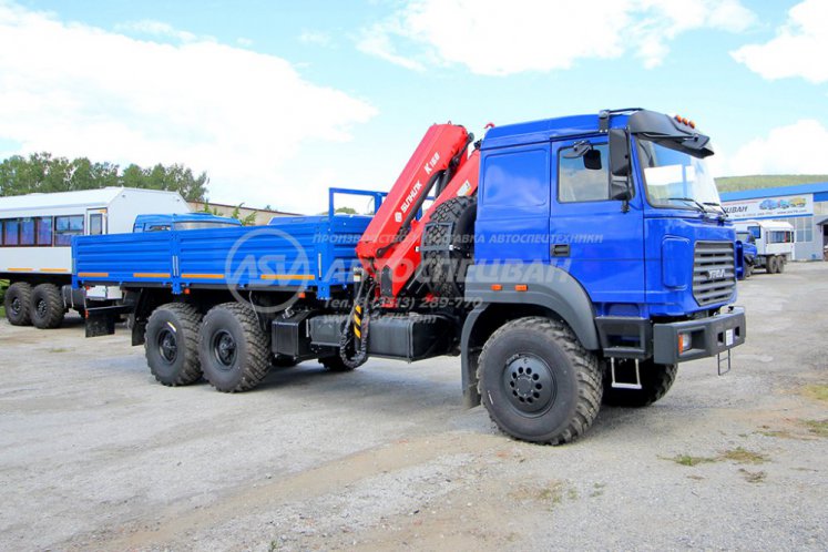 Бортовой Урал 4320-4972-80 с КМУ Sunhunk K168 0