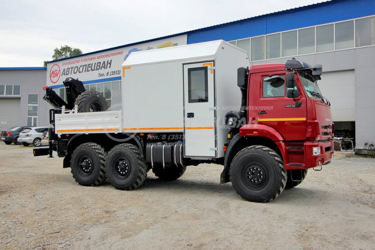 Агрегат для ремонта и обслуживания качалок КАМАЗ 43118-50 с КМУ ArmLift S3.2L7.7 0