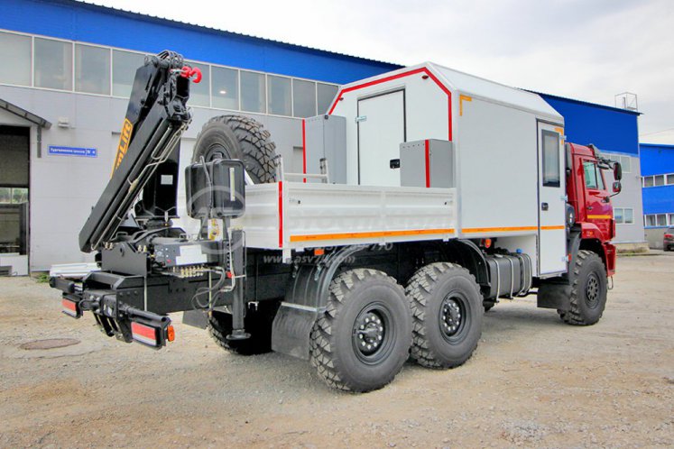 Агрегат для ремонта и обслуживания качалок КАМАЗ 43118-50 с КМУ ArmLift S3.2L7.7 3