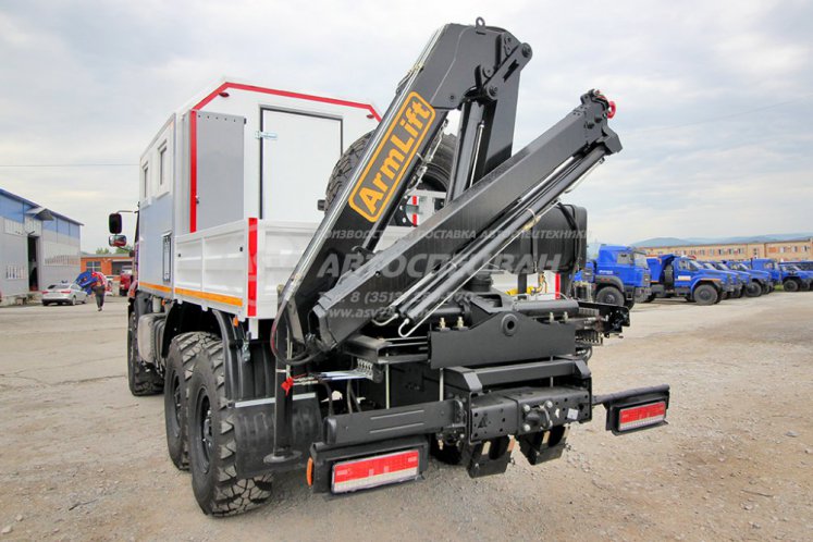 Агрегат для ремонта и обслуживания качалок КАМАЗ 43118-50 с КМУ ArmLift S3.2L7.7 4