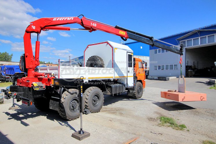 ГПА КамАЗ 43118-3027-50 с КМУ FERRARI F148 A2 6