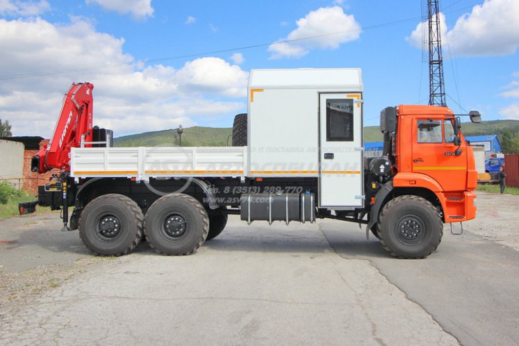 ГПА КамАЗ 43118-3027-50 с КМУ FERRARI F148 A2 3