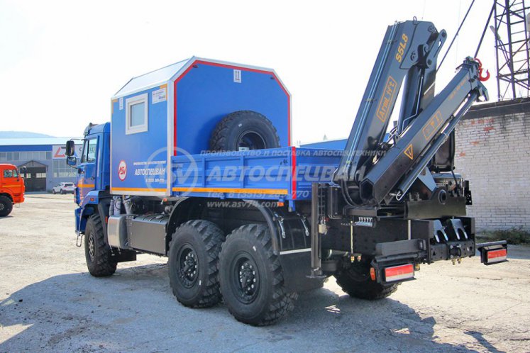 ГПА КамАЗ 43118-3027-50 с КМУ ArmLift S5L8 2