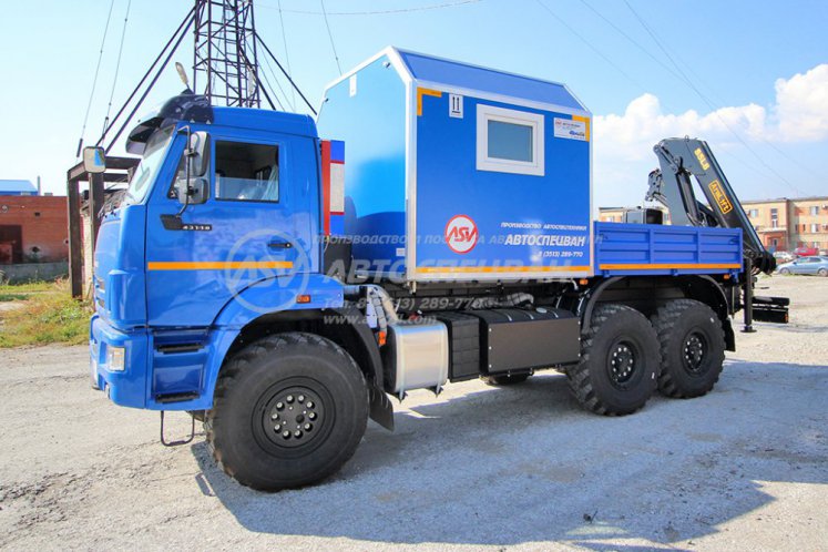 ГПА КамАЗ 43118-3027-50 с КМУ ArmLift S5L8 3