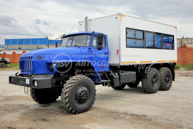 Вахтовый автобус Урал – 4320-1958-72Е, 20 мест 2