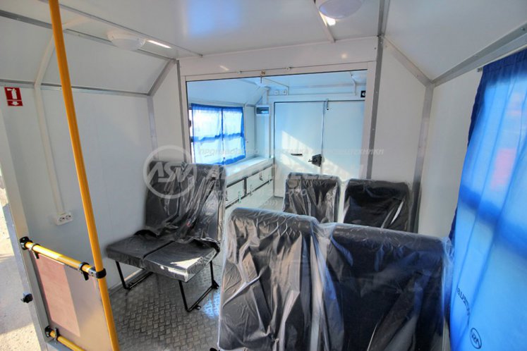 Вахтовый автобус КАМАЗ 43502-3036-66, 8 мест. Грузовой отсек 5