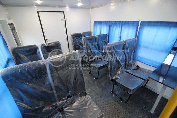 Вахтовый автобус с грузовым отсеком Урал 5557 (Е5) 12 мест 3