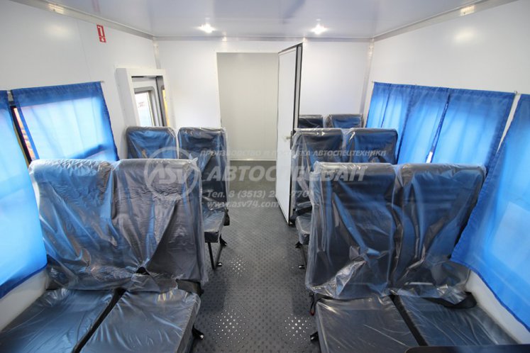 Вахтовый автобус с грузовым отсеком Урал 5557 (Е5) 12 мест 6