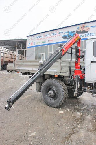 Бортовой автомобиль ГАЗ 33088 Егерь с КМУ Palfinger 1500 2