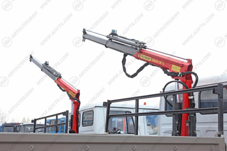 Бортовой автомобиль ГАЗ 33088 Егерь с КМУ Palfinger 1500 7