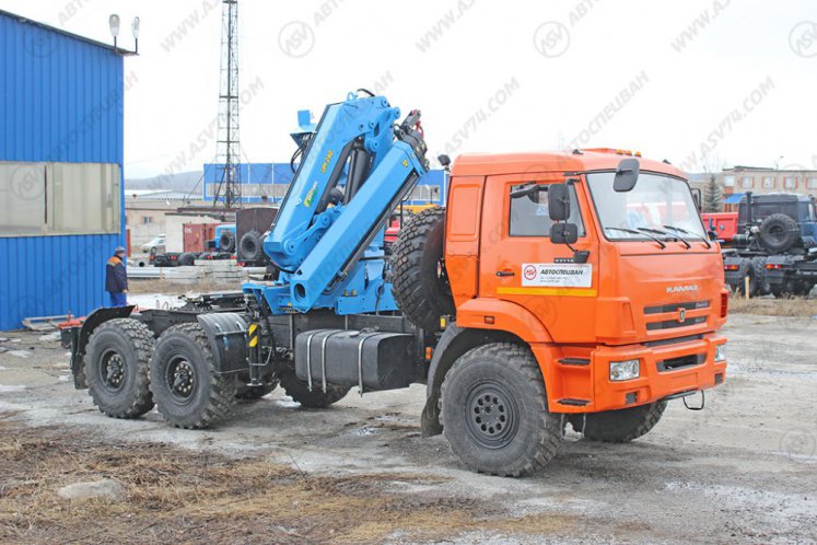 Седельный тягач КАМАЗ 43118-46 (53504-46) с КМУ ИМ-240 0