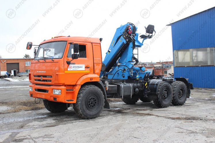 Седельный тягач КАМАЗ 43118-46 (53504-46) с КМУ ИМ-240 3