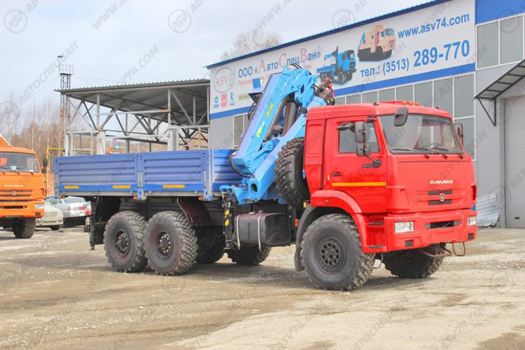 Бортовой автомобиль КАМАЗ 43118-3027-46 с КМУ ИМ-240 0