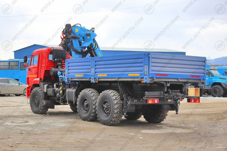 Бортовой автомобиль КАМАЗ 43118-3027-46 с КМУ ИМ-240 2