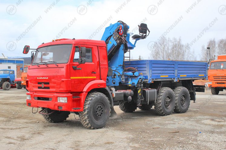 Бортовой автомобиль КАМАЗ 43118-3027-46 с КМУ ИМ-240 3