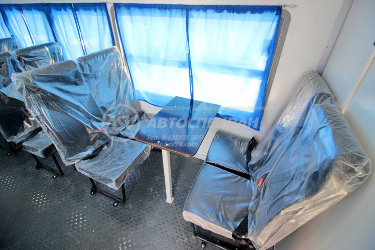 Вахтовый автобус Урал NEXT 4320-6952-72, 24 места. Грузовой отсек 7