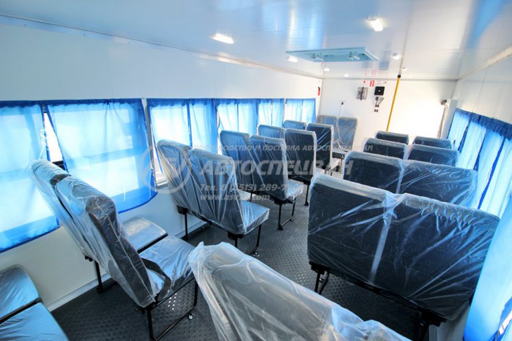 Вахтовый автобус Урал NEXT 4320-6952-72, 24 места. Грузовой отсек 5