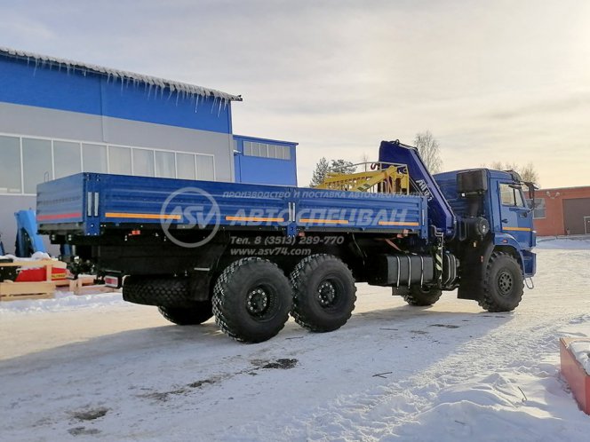 Бортовой КАМАЗ 43118-3027-50 с КМУ АНТ 12-2 3
