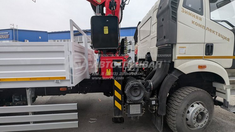 Бортовой автомобиль FAW J6 c КМУ Sunhunk S-1606 2