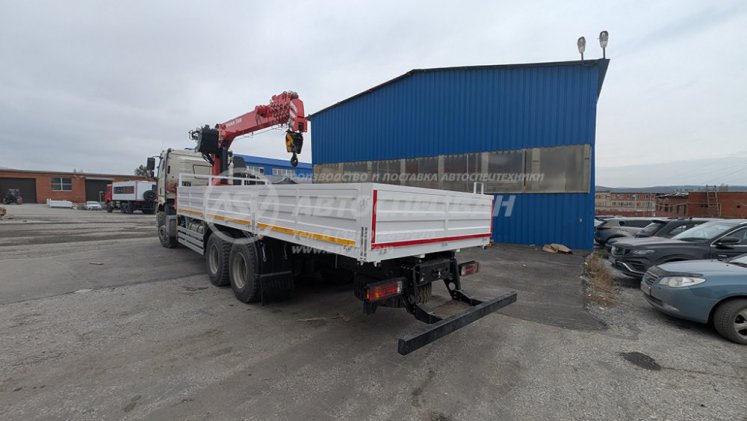 Бортовой автомобиль FAW J6 c КМУ Sunhunk S-1606 3