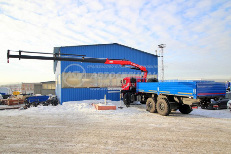 Бортовой КАМАЗ 43118-3027-50 с КМУ Sunhunk 168 2
