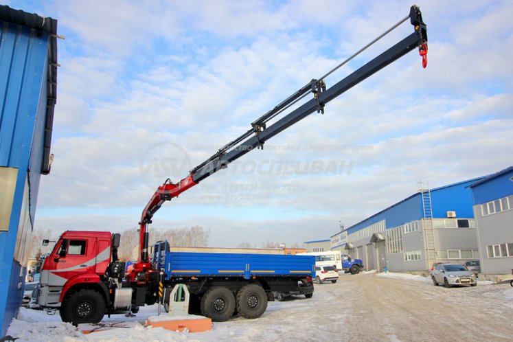Бортовой КАМАЗ 43118-3027-50 с КМУ Sunhunk 168 4