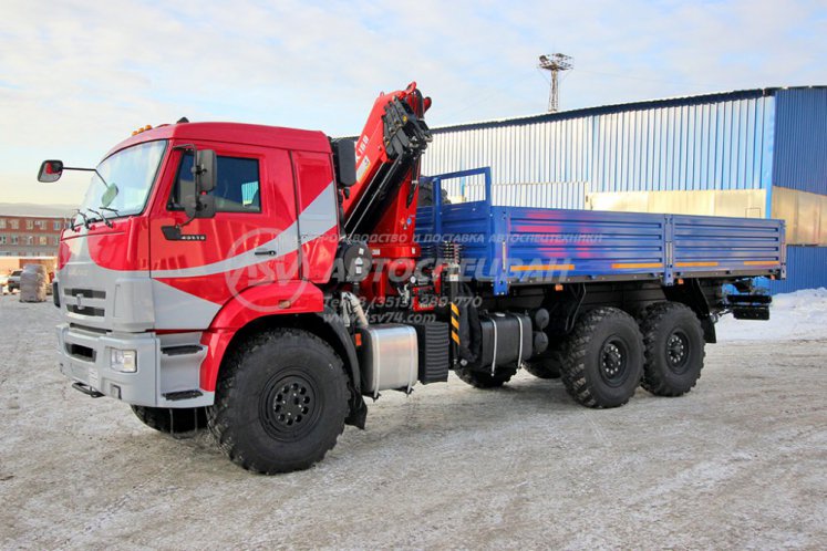 Бортовой КАМАЗ 43118-3027-50 с КМУ Sunhunk 168 1
