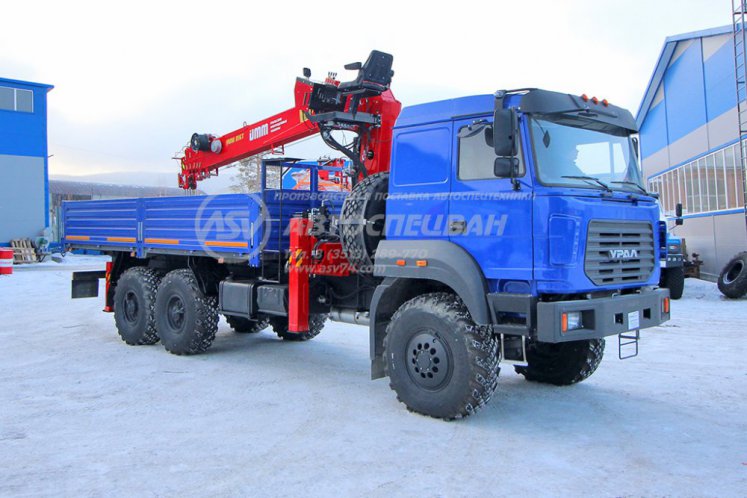 Бортовой Урал 4320-4972-80 с КМУ UMM 816T 0