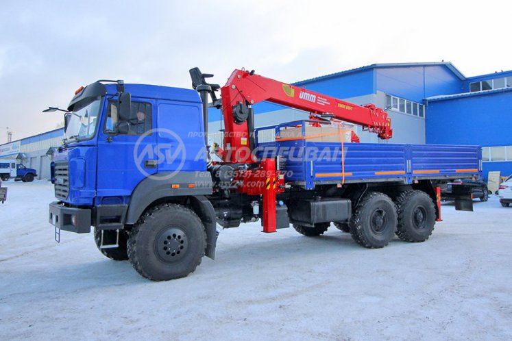 Бортовой Урал 4320-4972-80 с КМУ UMM 816T 1