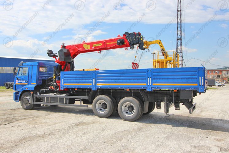 Бортовой автомобиль КАМАЗ 65117-3010-48 с КМУ ИТ-200 4