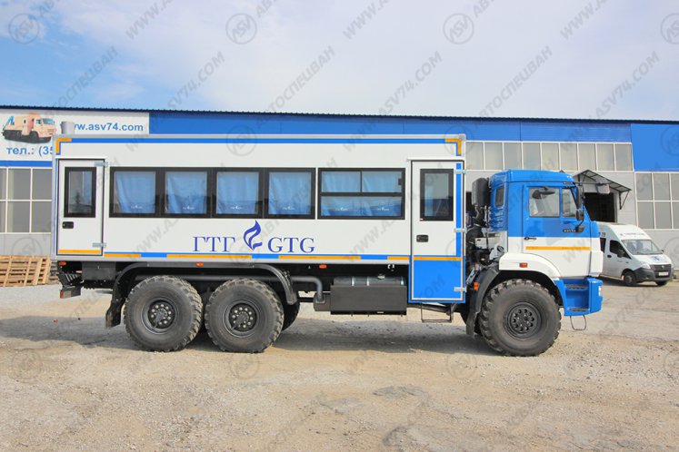 Вахтовый автобус АСВ 7721 КАМАЗ 43118-3027-50, 28 мест 1