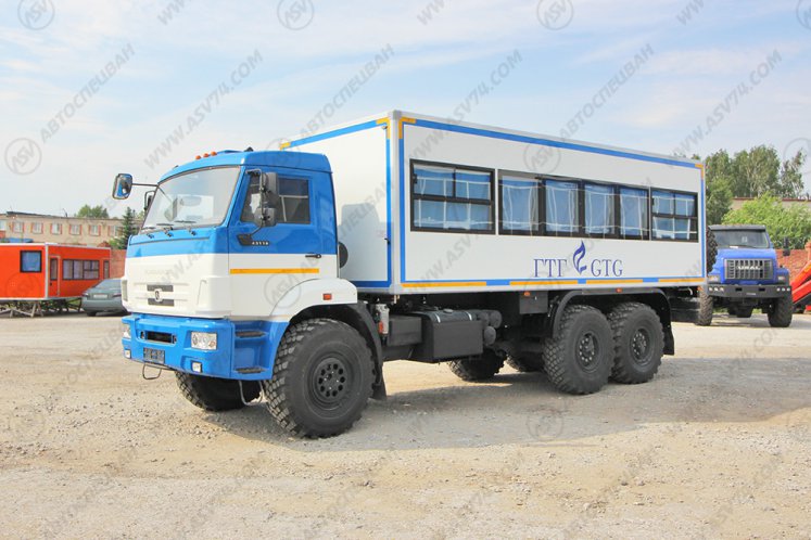 Вахтовый автобус АСВ 7721 КАМАЗ 43118-3027-50, 28 мест 2