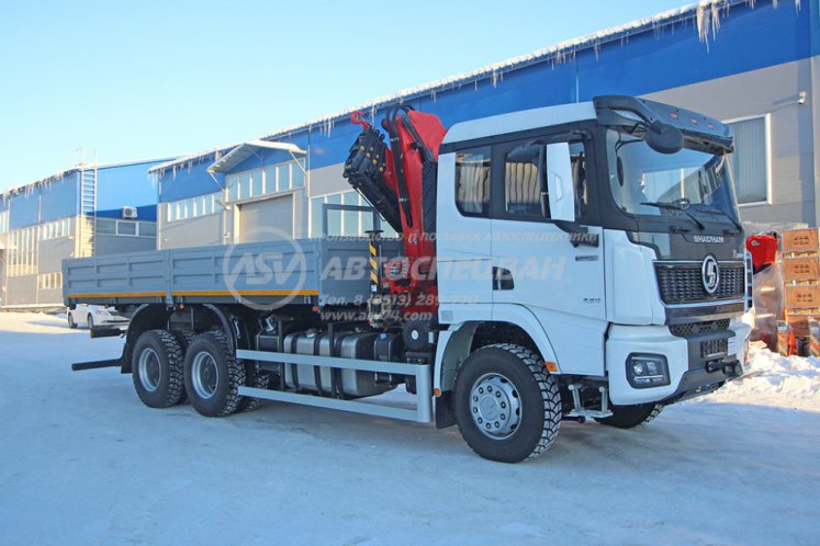 Бортовой автомобиль Shacman X3000 с КМУ Sunhunk 168-4 0