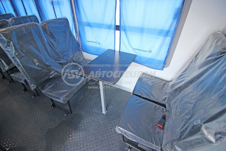 Вахтовый автобус Shacman X3000, 24 места с грузовым отсеком 7