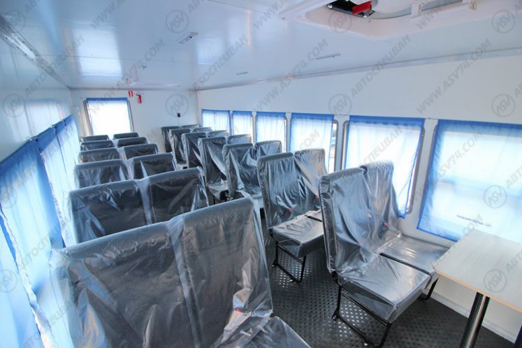 Вахтовый автобус Урал 4320-4972-80Е5, 28 мест 4