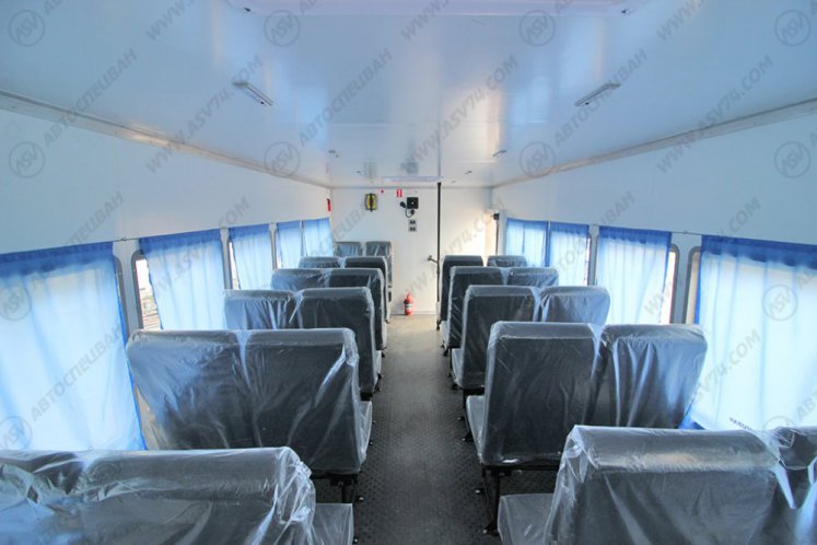 Вахтовый автобус Урал 4320-4972-80Е5, 28 мест 7