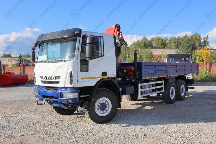 Бортовой автомобиль IVECO EuroCargo MLL210E28WS с КМУ Palfinger 15500 1