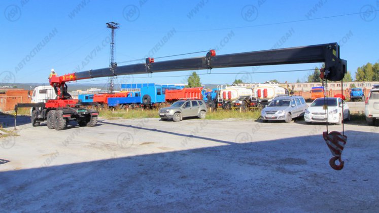 Седельный тягач КАМАЗ 43118-50 с КМУ ИТ-150 (тросовый) 6