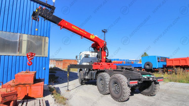 Седельный тягач КАМАЗ 43118-50 с КМУ ИТ-150 (тросовый) 7